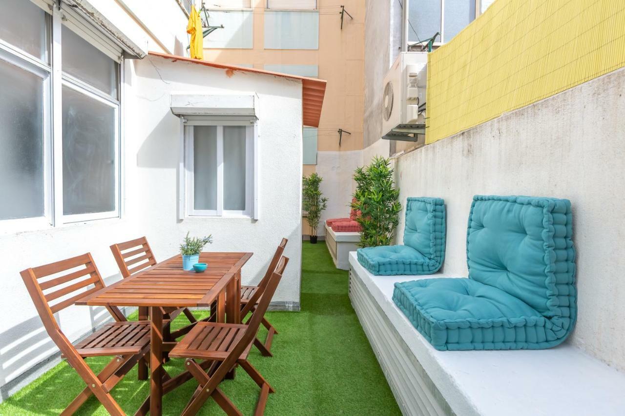 Sunny Apartment With Patio, By Timecooler Lisboa Eksteriør billede